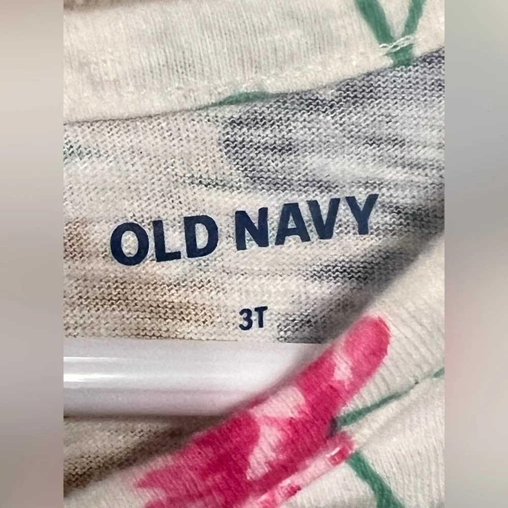 Old Navy Cream and Pink Floral Romper